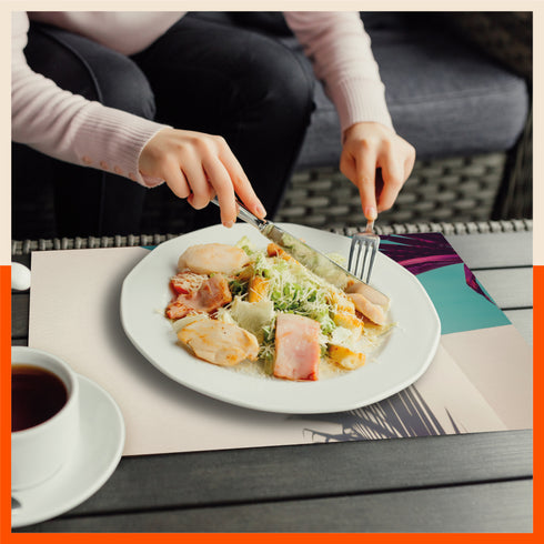 Polypropylene Table Mats & Coasters for Dining Table at Home (UMBRA - Set of 6)